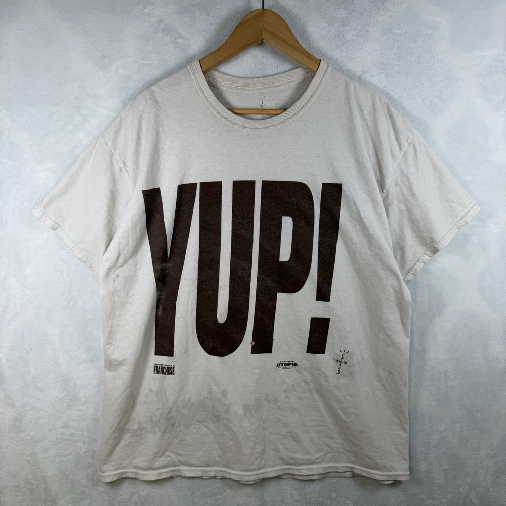 Travis Scott Franchise Promo "YUP!" T-Shirt Men's Size XL